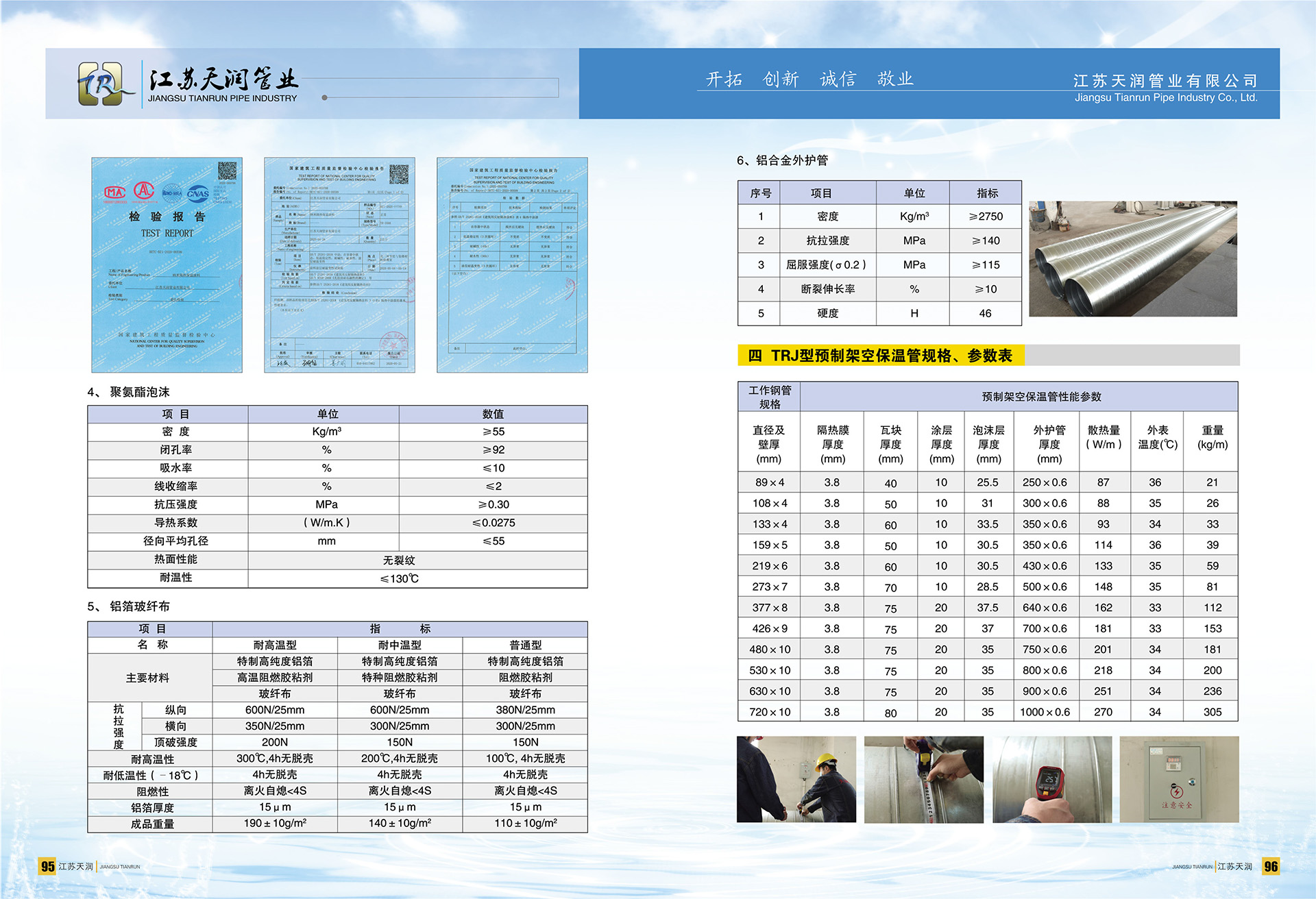 TRJ 预制架空保温管